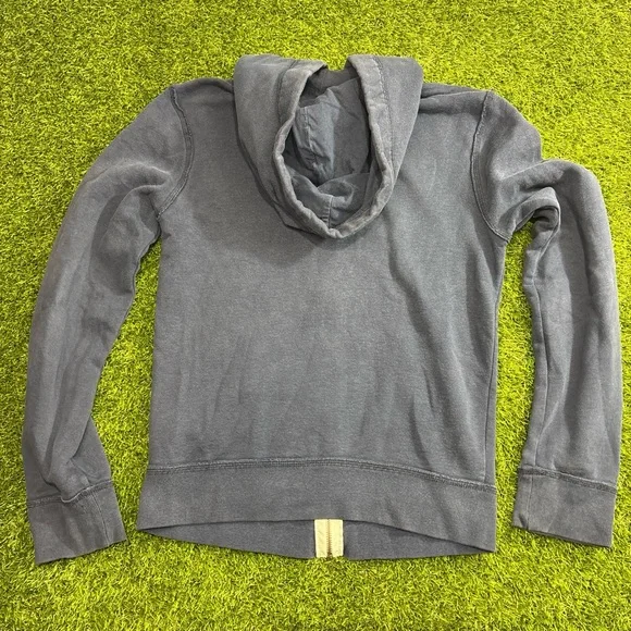 Y2K XS Aeropostale Gray 'Aero 87' Zip Hoodie - Picture 4 of 6